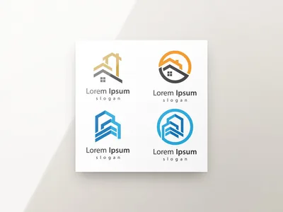 건설·부동산 로고 세트