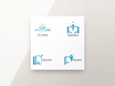 교육기관 로고 세트