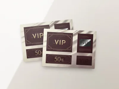 VIP 쿠폰 카드