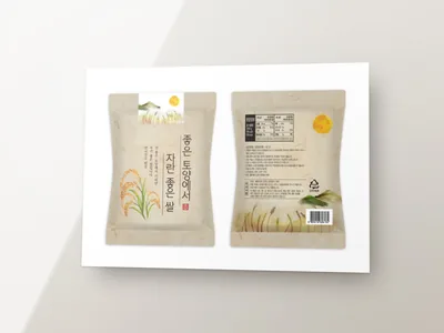 쌀 포장 패키지